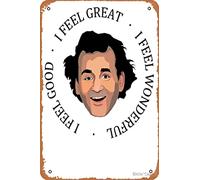 Yzixulet What About Bob? Poster Vintage 8" x 12" Metal Tin Sign Funny Man Cave Decor