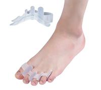 YZJL 1 Pair Silicone Foot Brace Finger Toe Five Fingers Separator Thumb Valgus Protector Painless Posture Corrector Toe Hallux
