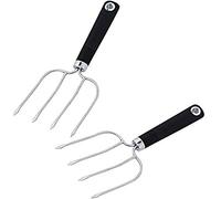 YZJSSL Four Needle Turkey Fork, Professional Meat Lifting Fork, for Outdoor Barbecue Oven Roasting