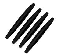 YZKKKY 4PCS Car Bumper Guard for DS Automobiles DS7 Crossback I 2018-2022, Carbon Fiber PVC Wear-Resistant Protector, Scratch Guard Strip Front Back Corner Bumper Guard,Black
