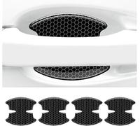 YZKKKY 8Pcs Auto Door Handle 3D Carbon Fiber for Citroen C4 II/2 Hatchback 2010-2015, Car Accessories, Self-Adhesive and Non-Marking Safety Reflective Strips,Car Accessories,White
