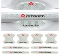 YZKKKY 8Pcs Auto Door Handle 3D Carbon Fiber for Citroen C5 II/2 Tourer 2012-2017, Car Accessories, Self-Adhesive and Non-Marking Safety Reflective Strips,Car Accessories,Black