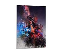 YZLI 80s Guitarist Kk Downing Painting Poster Decorative Painting Canvas Wall Art Living Room Posters Bedroom Painting 12x18inch(30x45cm)
