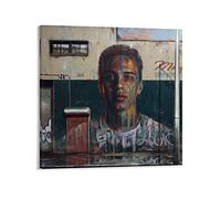 YZLI Under Pressure Logic Deluxe Album Cover Rapper Hip Hop Poster Decorative Painting Canvas Wall Art Living Room Posters Bedroom Painting 28x28inch(70x70cm)