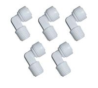 YZM Elbow Male Thread Adapter 1/4" Male x 1/4" OD Tube Quick Connect.