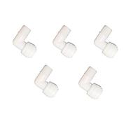 YZM Quick Connect Fittings RO Water Filters (5pack, Elbow, 1/4" Male x 3/8" OD Tube)