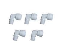 YZM Quick Connect Fittings RO Water Filters (5pack, Elbow, 1/8" Male x 1/4" OD Tube)