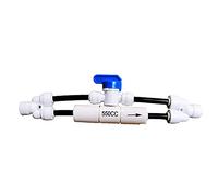 YZM Reverse Osmosis RO Flush Kit Valve for 100Gallon/200Gallon RO System Flow Restrictor, 1/4" Tube OD Ports. (550CC,100Gallon/200Gallon)