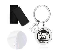 YzmrBdqc 13th Birthday Gifts for Men,Gamer Gifts Keepsake Keyring,Engraved Keychain Birthday Gifts for Boys Girls,Keychains Accessories Presents from Mum Dad