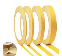 YzmrBdqc 4 Rolls Painting Tape, Decorators Tape with 5/8/10/12mm Widths Low Tack Masking Tape for Painting, Writing & DIY Projects