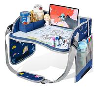 YZNlife Kids Car Table, Travel Tray for Airplane and Road Trips, Lap Desk Essential Accessories