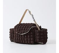 YZNLOQ Baby Pushchair Organiser Universal Stroller Organizer with 2 Cup Holder Large Capacity Baby Stroller Hanging Bubble Bag Mommy Bag Fits for Stroller Accssories and Most Strollers (Dark Brown)
