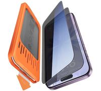 Yzoiko 2 Pack Privacy Screen Protector for iPhone 17 6.3", 28° Anti-Spy Tempered Glass with Auto Dust Removal, Easy Installation Kit, Bubble-Free, Case Friendly