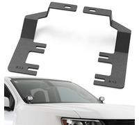 YZONA Hood Hinges Ditch Light Brackets Compatible with 2015-2022 Chevy Chevrolet Colorado & 2015-2021 GMC Canyon, Mount Lighting Bracket Kit for Auxiliary Off Road LED Work Pod Light (2PCS, Black)