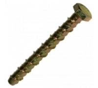 YZP Concrete Fixing Lightning Thunderbolt M8 X 60MM HEX Head Bolt Pack of 8