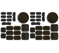 Yzpacc 38Pcs Universal Airsoft Helmet Pads, Tactical Helmet Replacement Foam Padding Kits Bicycle Accessories Mats for Fast Mich CS ACH FMA USMC PASGT