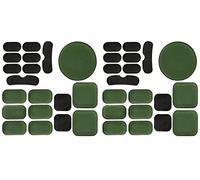 Yzpacc 38Pcs Universal Airsoft Helmet Pads, Tactical Helmet Replacement Foam Padding Kits Bicycle Accessories Mats for Fast Mich CS ACH FMA USMC PASGT