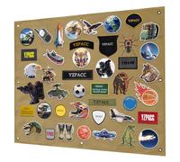 Yzpacc Tactical Patch Display Board, Loop-Surface Foldable Combat Morale Military Patch Hang Holder Panel for Military Army