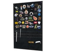 Yzpacc Tactical Patch Display Board, Loop-Surface Foldable Combat Morale Military Patch Hang Holder Panel for Military Army