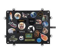 Yzpacc Tactical Patch Display Board, Loop-Surface Foldable Combat Morale Military Patch Hang Holder Panel for Military Army