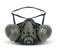 Yzpacc Tactical Respirator Mask Airsoft Face Protection Mask Paintball Half Face Mask Tactical Face Mask for Paintball Airsoft Hunting Shooting CS Game Halloween Party