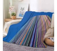 YZQGLHP Lines Throw Blanket Colourful Building 3D Flannel Blanket 70x100 cm, Lightweight Microfiber Versatile Blankets and Throws for Bed Sofa Settees Couch Office