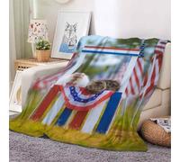 YZQGLHP Persian Cat Throw Blanket Animals 3D Flannel Blanket 180x200 cm, Lightweight Microfiber Versatile Blankets and Throws for Bed Sofa Settees Couch Office