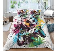 YZQGLHP Wild Duvet Cover Set, Double Size 3-Piece, Soft Microfiber Bedding with Zipper Closure