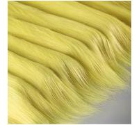 YZRXD Plush Faux Fur Fabric Long Pile 40 Colours Fluffy Craft Artificial Fur Material 180x50cm 70x19 Inch for DIY Crafts Gnomes Beard Cosplay Costume Chair Cover(Color:light yellow)