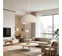 YZSJ Cream Textured Creative Pendant Light DIY Wabi Sabi Ceiling Light Modern Minimalist Hanging Lamp for Kitchen Island Dining Room Bedroom Living Room Farmhouse Home Decor E27 Compatible(60CM)