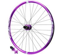 YZSMD 26/27.5/29 Inch Aluminum Alloy Bike Wheelset, Rivet Rim 4 Sealed Bearing Purple Hybrid/MTB Bicycle Wheels 32 Hole 7-12 Speed