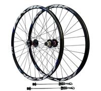 YZSMD 26 Inch Bicycle Front and Rear Wheel, 27.5/29er MTB Bike Wheelset Aluminum Alloy 32H Spokes 4 Sealed Bearings Disc Brake Rim 7-12