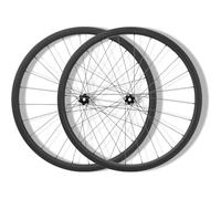 YZSMD 700C Carbon Fiber Road Bike Wheelset Height 28MM/32MM/35MM/38MM/42MM/45MM/50MM/55MM/60MM/65MM/73MM Thru Axle Center Lock Disc Brake 24H Hubs for 8/9/10/11/12 Speed
