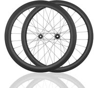 YZSMD 700C Carbon Fiber Road Bike Wheelset Height 28MM/32MM/35MM/38MM/42MM/45MM/50MM/55MM/60MM/65MM/73MM Thru Axle Center Lock Disc Brake 24H Hubs for 8/9/10/11/12 Speed