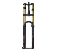 YZSMD DH MTB Air Fork 26/27.5/29 Inch Mountain Bike Suspension Fork 160mm Travel Double Shoulder Thru Axle Fork 15 * 110mm Rebound Adjustable Tapered Fork HL (Color : Gold, Size : 29'')