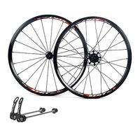 YZSMD Folding Bike Wheelset 16/18/20 Inch V Brake Sealed Bearing Support 7-8-9-10-11 Speed Cassette Quick Release BMX Front 100mm Rear 130mm Front/Rear Wheel