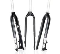YZSMD Mountain Bike Rigid Forks 26 27.5 29'' MTB Rigid Fork Disc Brake Aluminum Alloy Bicycle Rigid Fork 1-1/8'' Threadless Ultralight QR 9mm 820g (Color : White, Size : 29'')