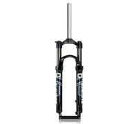 YZSMD Mountain Bike Spring Suspension Fork 26/27.5/29'' Disc Brake Front Fork Travel 100mm 1-1/8" Straight Steerer Threadless 9mm QR Bike Fork Manual Lockout(26'')