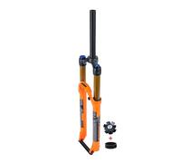 YZSMD Mountain Bike Suspension Fork 26/27.5/29inch 1-1/8" Straight Air Fork Travel 120mm Disc Brake Front Fork 9 * 100mm QR Manual Lockout(Orange,27.5")