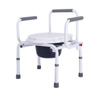 YZSMD Portable Foldable Bedside Commode Chair Disabled and Elderly People - Adult Commode Chair with Toilet Seat - Bedroom Commode Chair for Mobility and Convenience