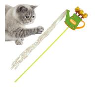 yztju Cat Toy Wand,Interactive Tassel Cat Wand Stick Toy - Interactive String Game Watering Can Pet Supplies for Home Hunting Exercise