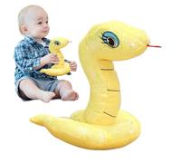 yztju Chinese New Year Snake Plush, New Year Decoration Glitter Snake Plush Toy Chinese Simulation Snake Plush Toy Tradition Blessing Souvenir