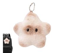 yztju Plush Star Keyring Pendants - Little Star Plush Doll, Stuffed Star Plush Keyring | Cute Star Animal Keychain Stuffed, Children Adults Bags Lucky Star Plush Keychain for Wallet, Shoulder Bag