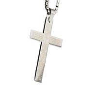 yztju Religious Necklace for Men, Christian Necklace for Men, Fashion Jewelry Holy Pendant, Stainless Steel Religious Necklace, Bible Verse Pendant, Sacred Chain Charm for, Se référer au descriptif