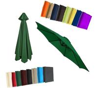 YZTTCD Garden Parasol Canopy Cover- For Patio Garden Replacement Cover, 2/2.3/2.5/2.7/3/3.50m, 6/8 Arm Garden Umbrella Cover,green,300cm/8 Ribs
