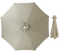 YZTTCD Garden Parasol Canopy Cover, Outdoor Replacement Parasol Cover, 6 Ribs / 8 Ribs, Garden Umbrella Replacement Parasol Cover,Top Color,8ribs:2.5m/8.2ft