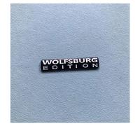 yzw6688 1X Metal Chrome Black White WOLFSBURG EDITION Car Trunk Rear Fender Emblem Badge Decal Stickers (Color : Black white)