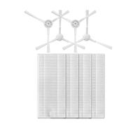 yzw6688 8pcs/set Vacuum Cleaner Filters + Side Brush Kit Compatible with NoMo Q11 RS0030W Robot Vacuum Cleaner Accessories
