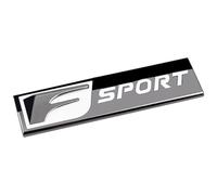 YZWDSFP 3D Car Sticker for Lexus RC-F, IS-F, LC500, F-Sport, Chrome Plastic Car Decal, Side Fender Rear Trunk Sport Emblem, Easy Peel & Stick