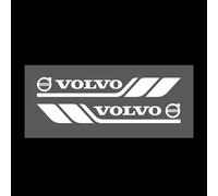YZWDSFP 3D Car Sticker for Volvo S60 S90 XC40 XC60 XC90, Car Self Adhesive Badge Emblem, Auto Side Fender Rear Trunk Sport Decal Logo, Car Styling Body Fittings, B White